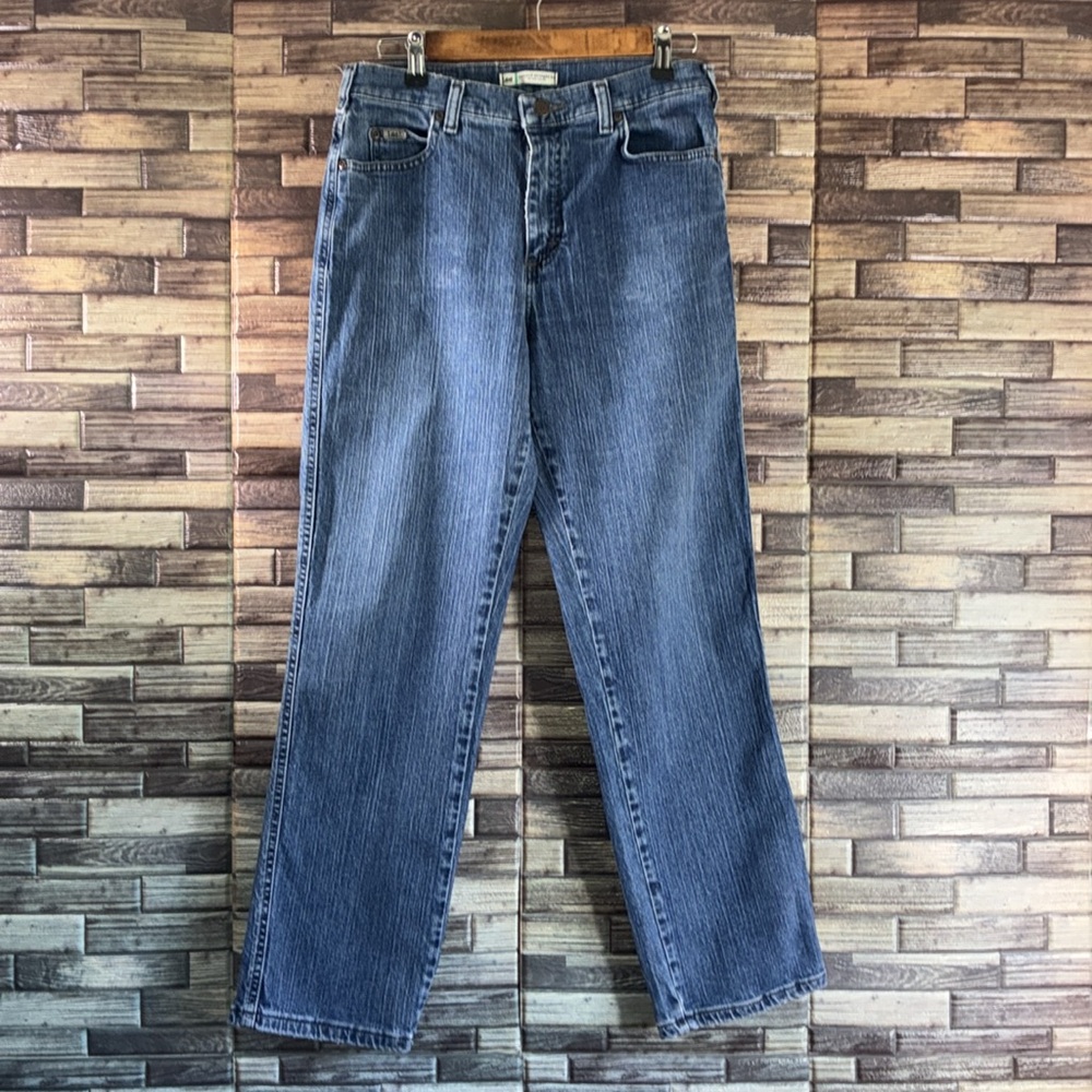Lee Blue Women’s Relaxed Straight Fit Jeans Size 8